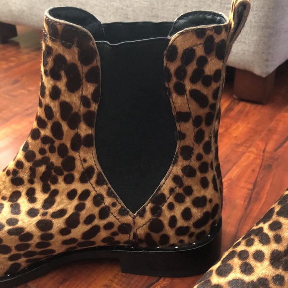Rebecca Minkoff Sabeen Too Genuine Calf Hair Chelsea Boot - Picture 7 of 8